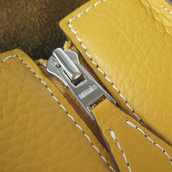 Knockoff Hermes Good News H Women Shoulder Bag Yellow H2801